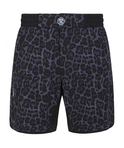 Recharged Grappling Shorts - Grey Leopard