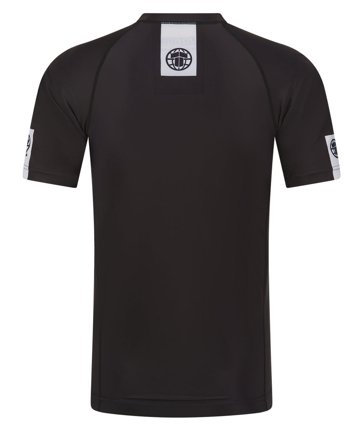 IBJJF Ranked Short Sleeve Rash Guard - Black
