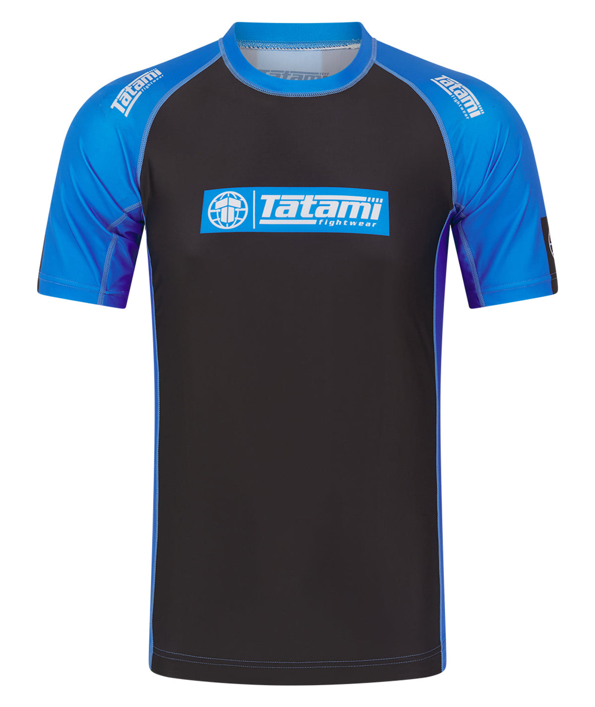 IBJJF Ranked Short Sleeve Rash Guard - Blue