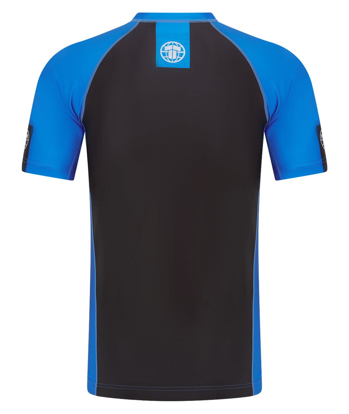 IBJJF Ranked Short Sleeve Rash Guard - Blue