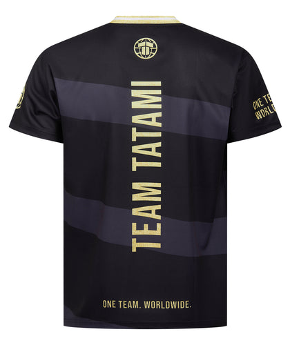 Team Tatami Mesh T-Shirt - Black & Gold