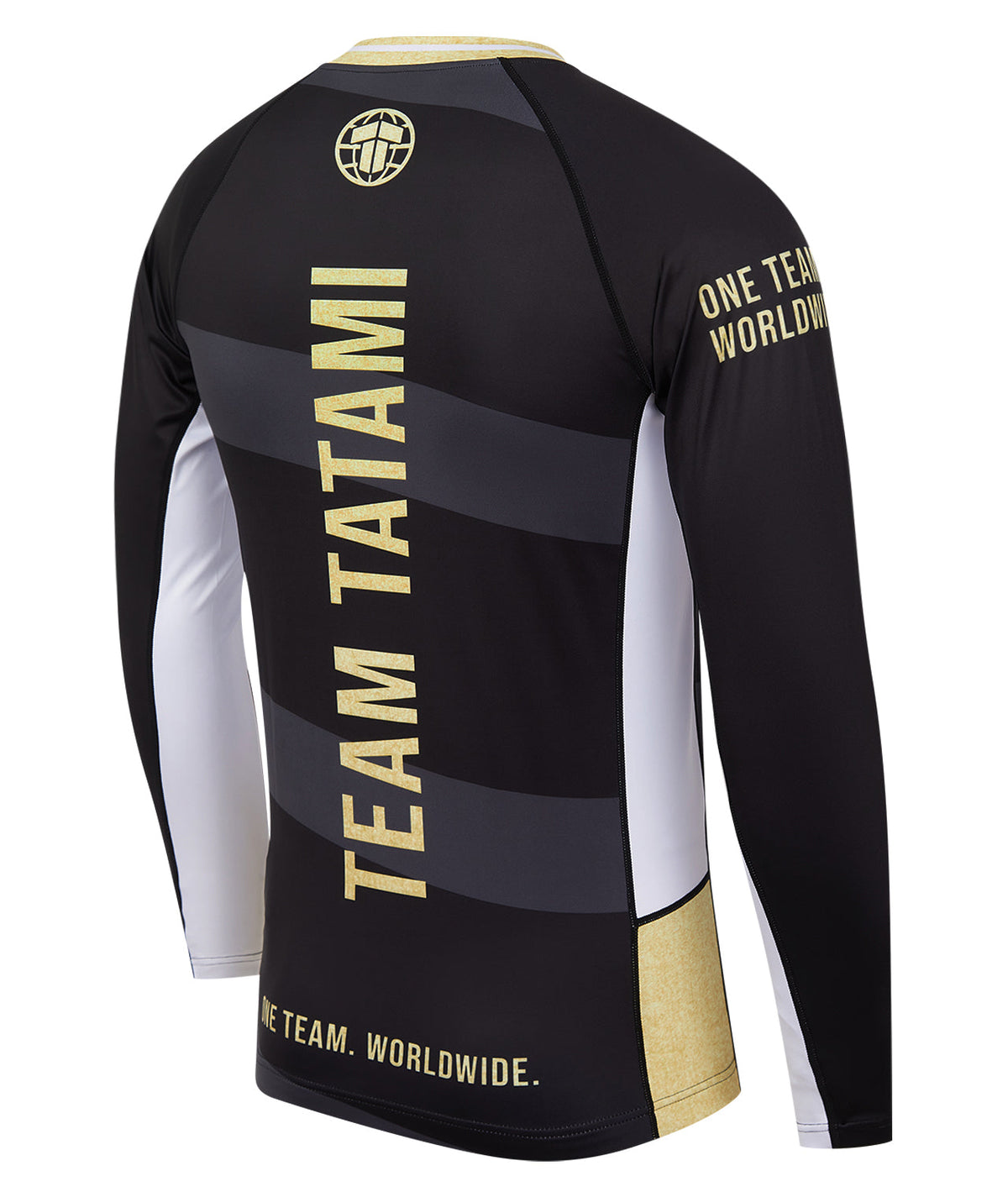 Team Tatami Long Sleeve Rash Guard - Black & Gold