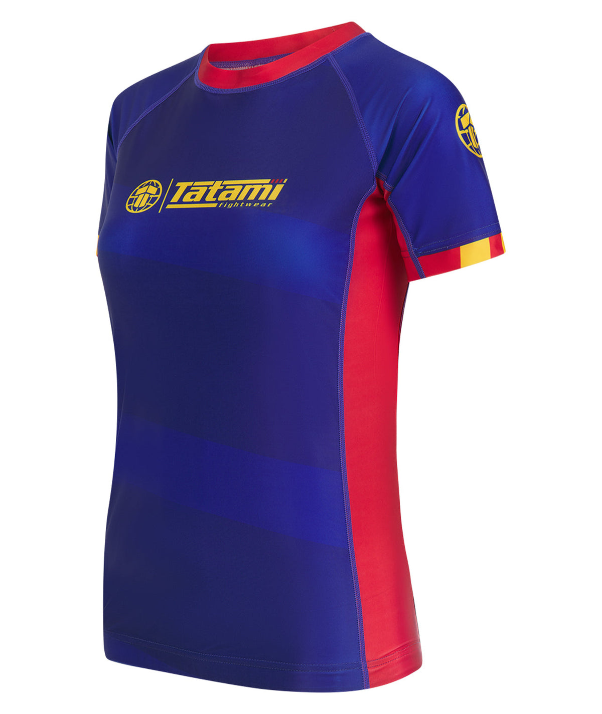 Ladies Tatami Nomad Rash Guard - Navy & Red