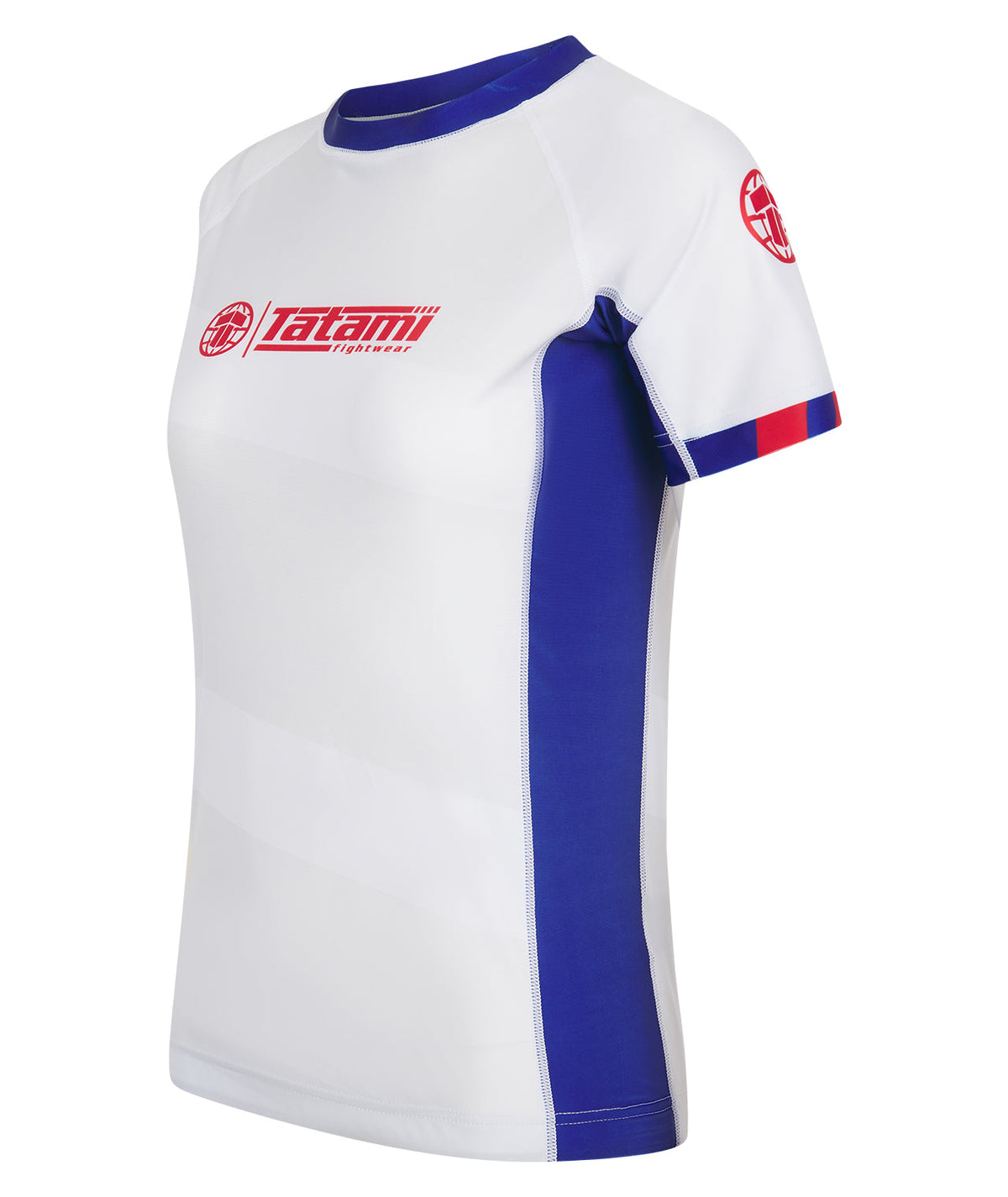 Ladies Tatami Nomad Rash Guard - White & Navy
