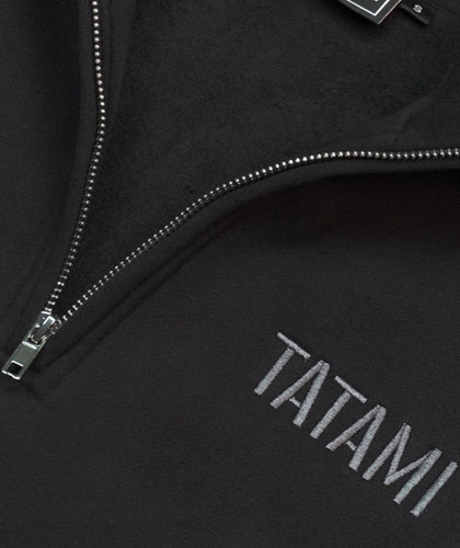 Quarter Zip Jumper - Black