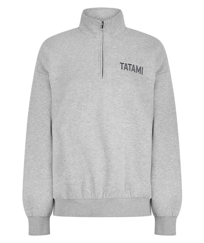 Quarter Zip Jumper - Grey Marl