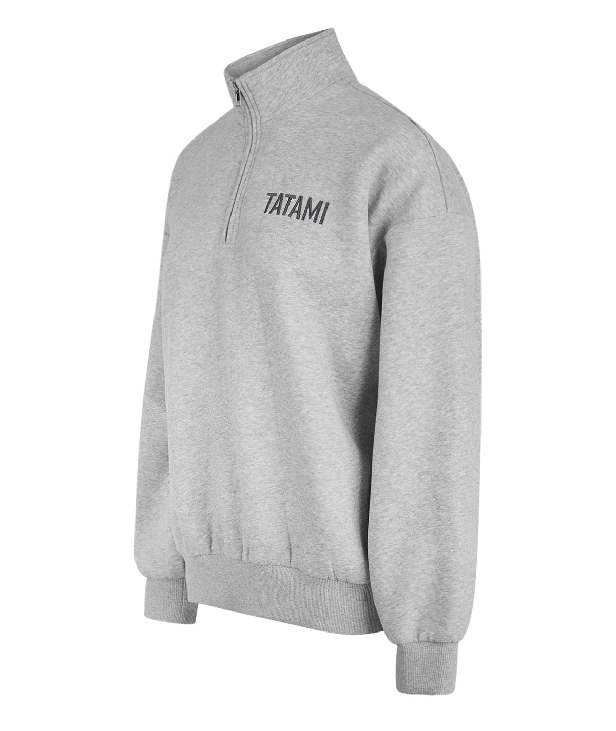 Quarter Zip Jumper - Grey Marl