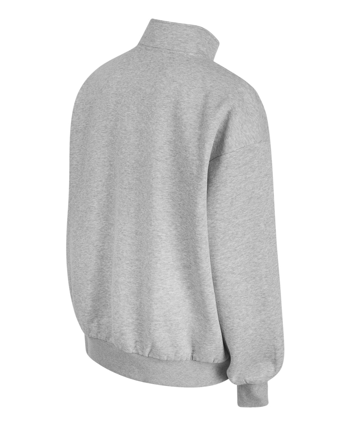 Quarter Zip Jumper - Grey Marl