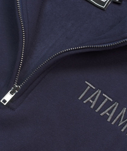 Quarter Zip Jumper - Navy