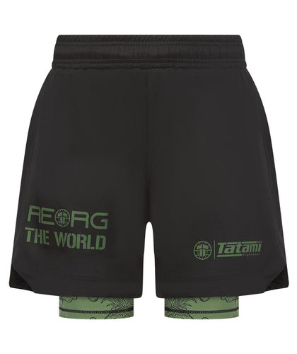 Reorg Hybrid Shorts - Black & Khaki