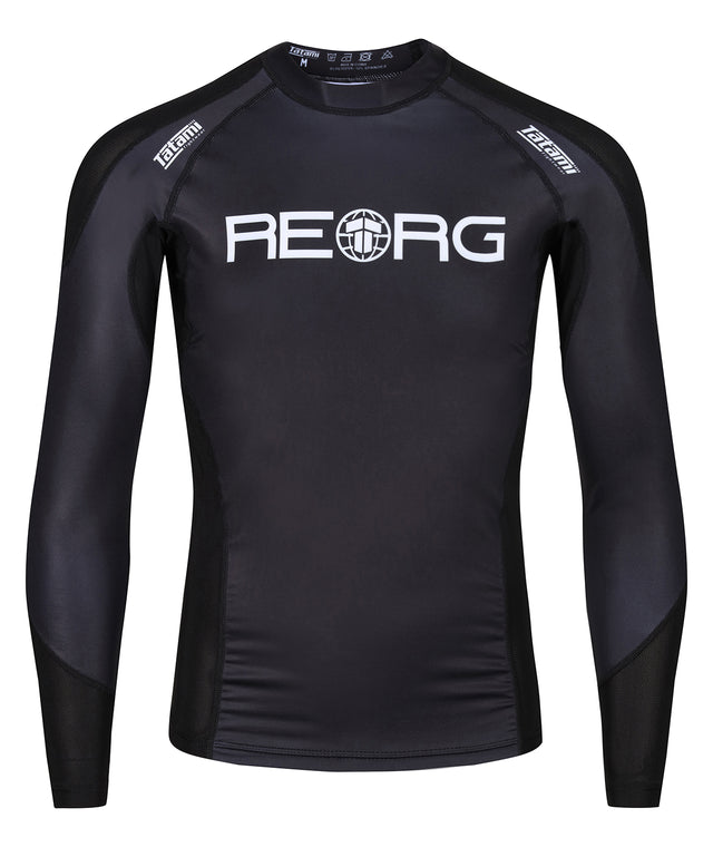 Reorg Technical Long Sleeve Rash Guard - Black – Tatami Fightwear Australia