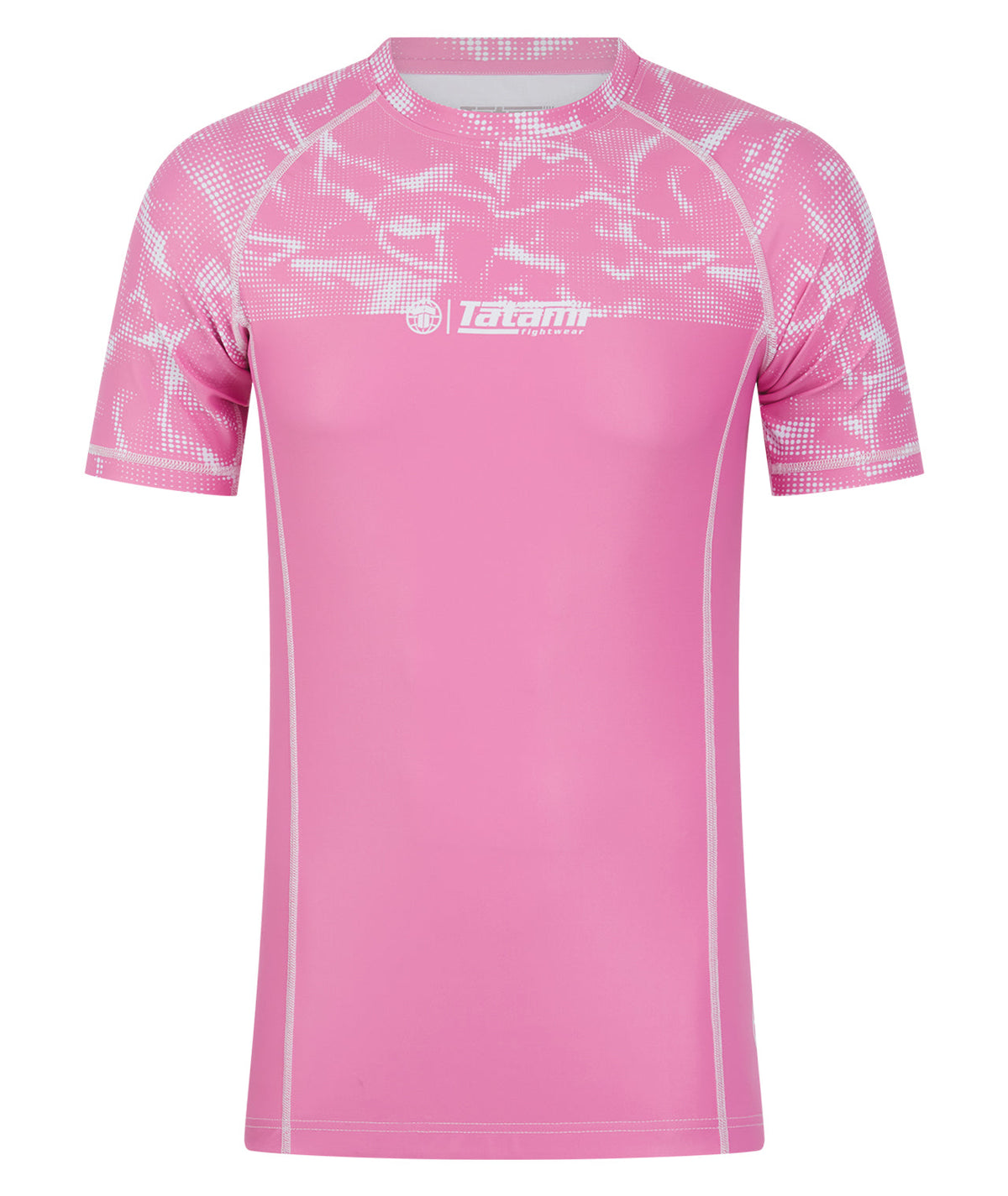 Smoke Short Sleeve Rash Guard - Pink