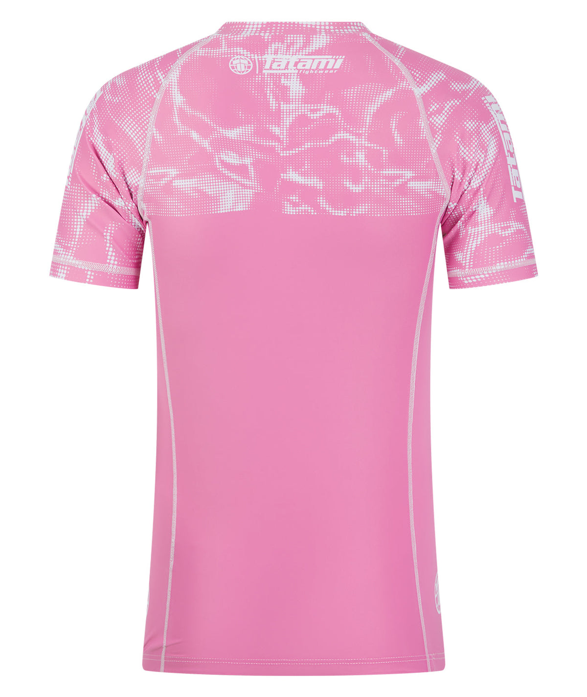Smoke Short Sleeve Rash Guard - Pink