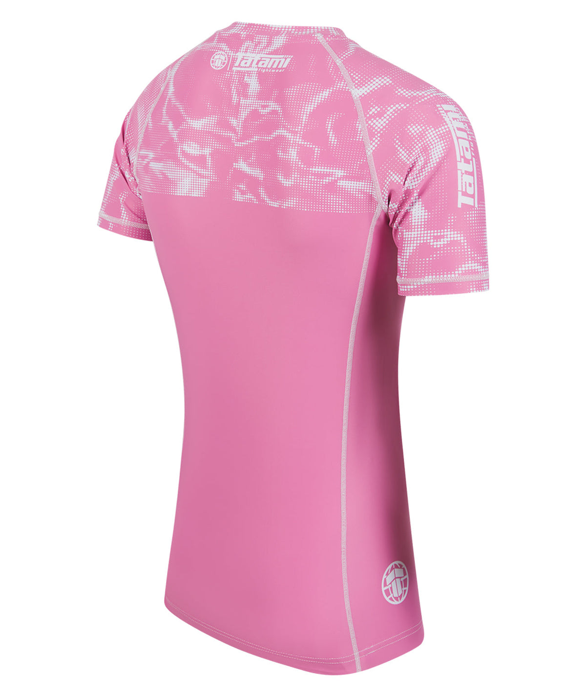 Smoke Short Sleeve Rash Guard - Pink