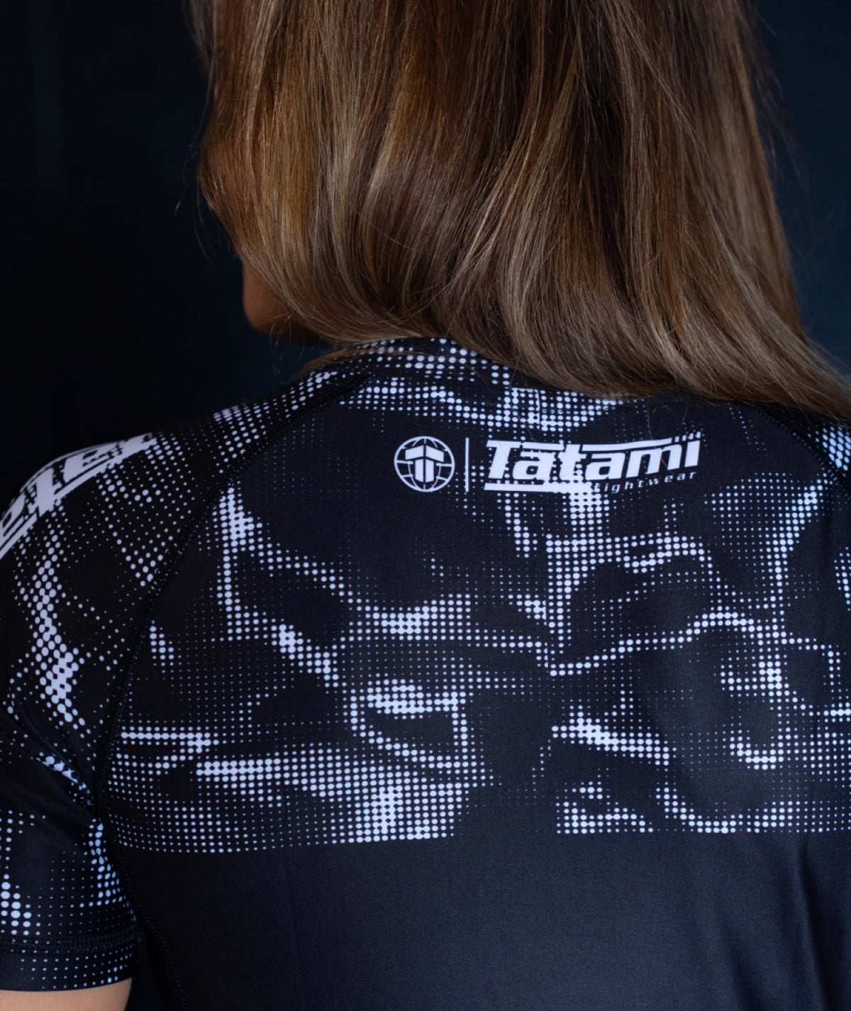 Ladies Smoke Rash Guard - Black