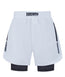 Ladies IBJJF Ranked Hybrid Shorts - Black & White
