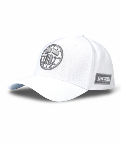 T Logo Baseball Cap - White/Grey