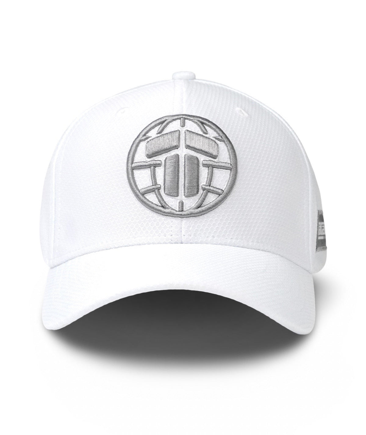 T Logo Baseball Cap - White/Grey