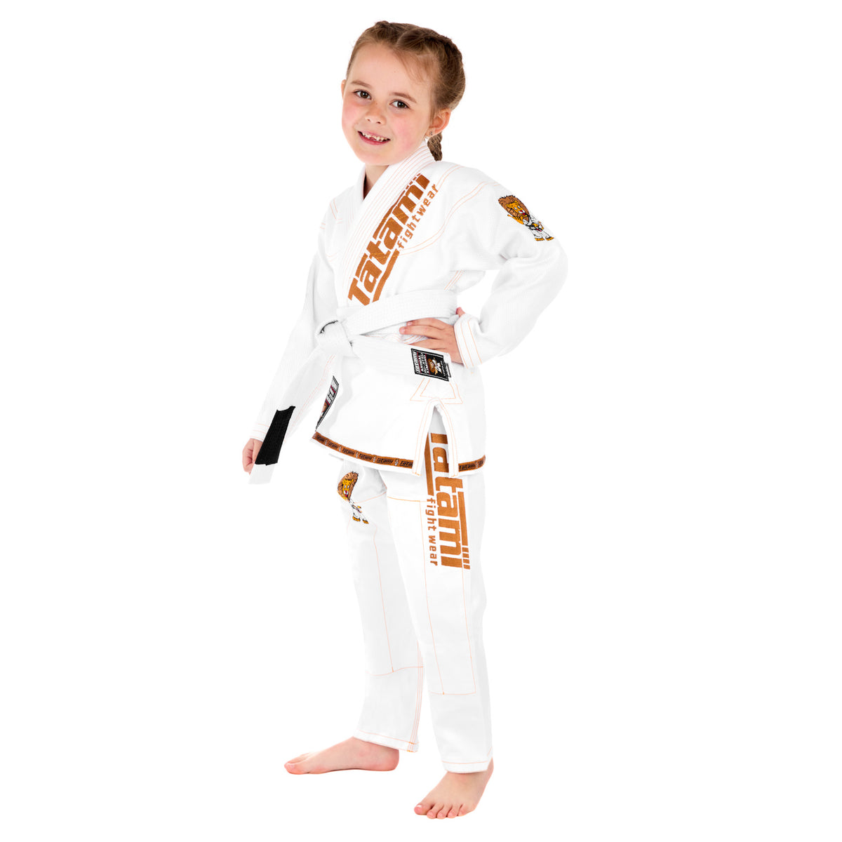 Meerkatsu Kids Animal Gi - White