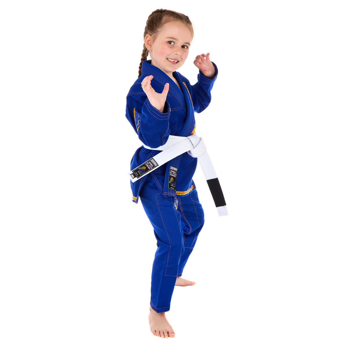 Meerkatsu Kids Animal Gi - Royal Blue