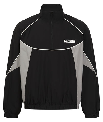 Tatami Tactic Half Zip Tracksuit Top - Black & Grey