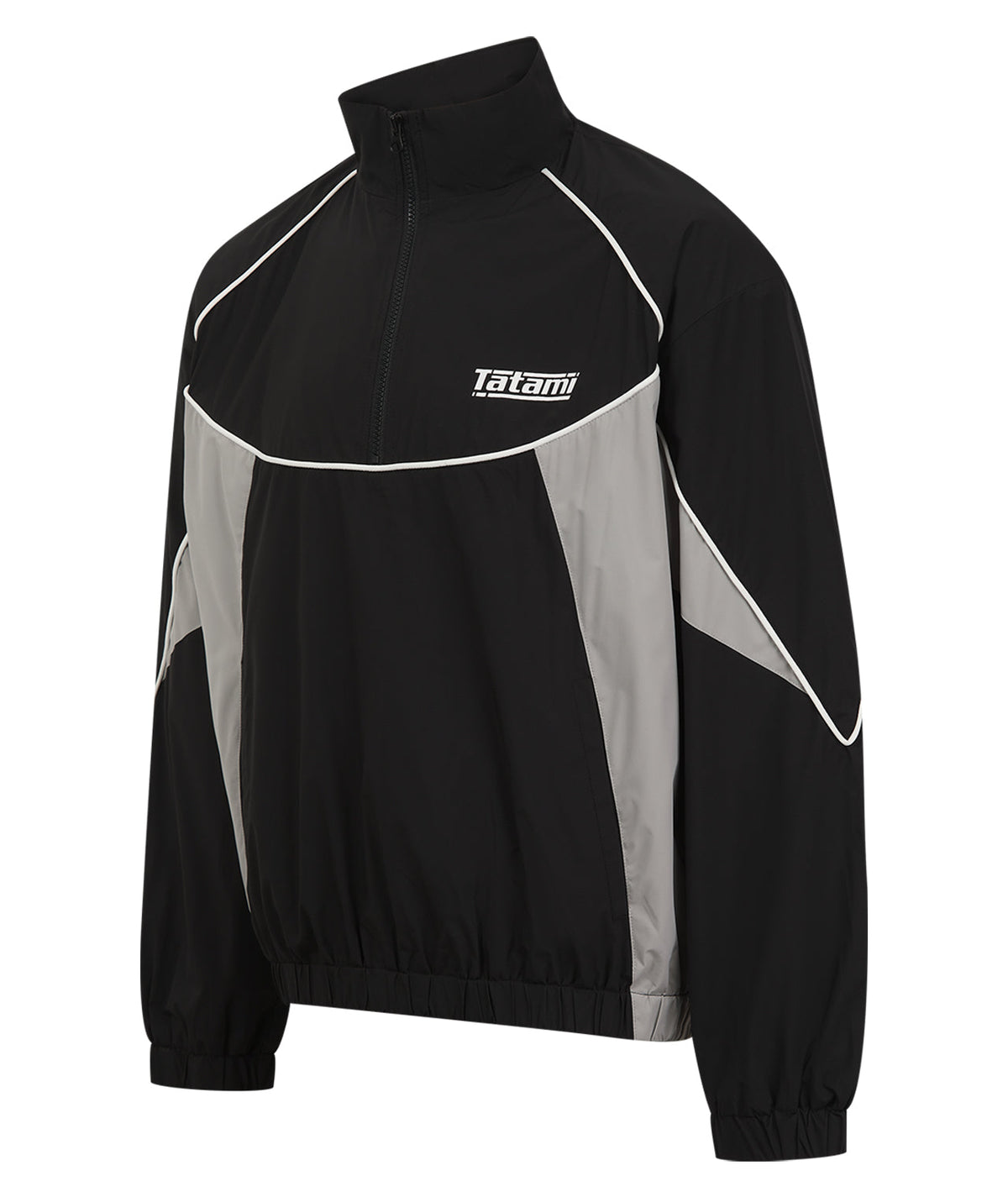 Tatami Tactic Half Zip Tracksuit Top - Black & Grey