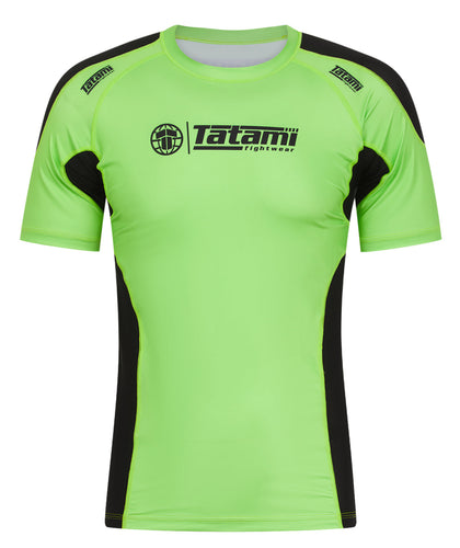 Technical Short Sleeve Rash Guard - Green
