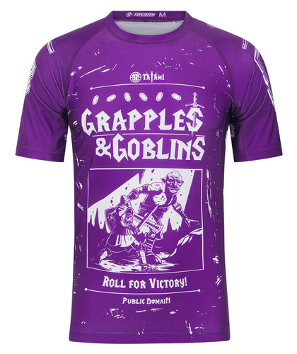 Tatami x Public Domain Grapples & Goblins Rash Guard
