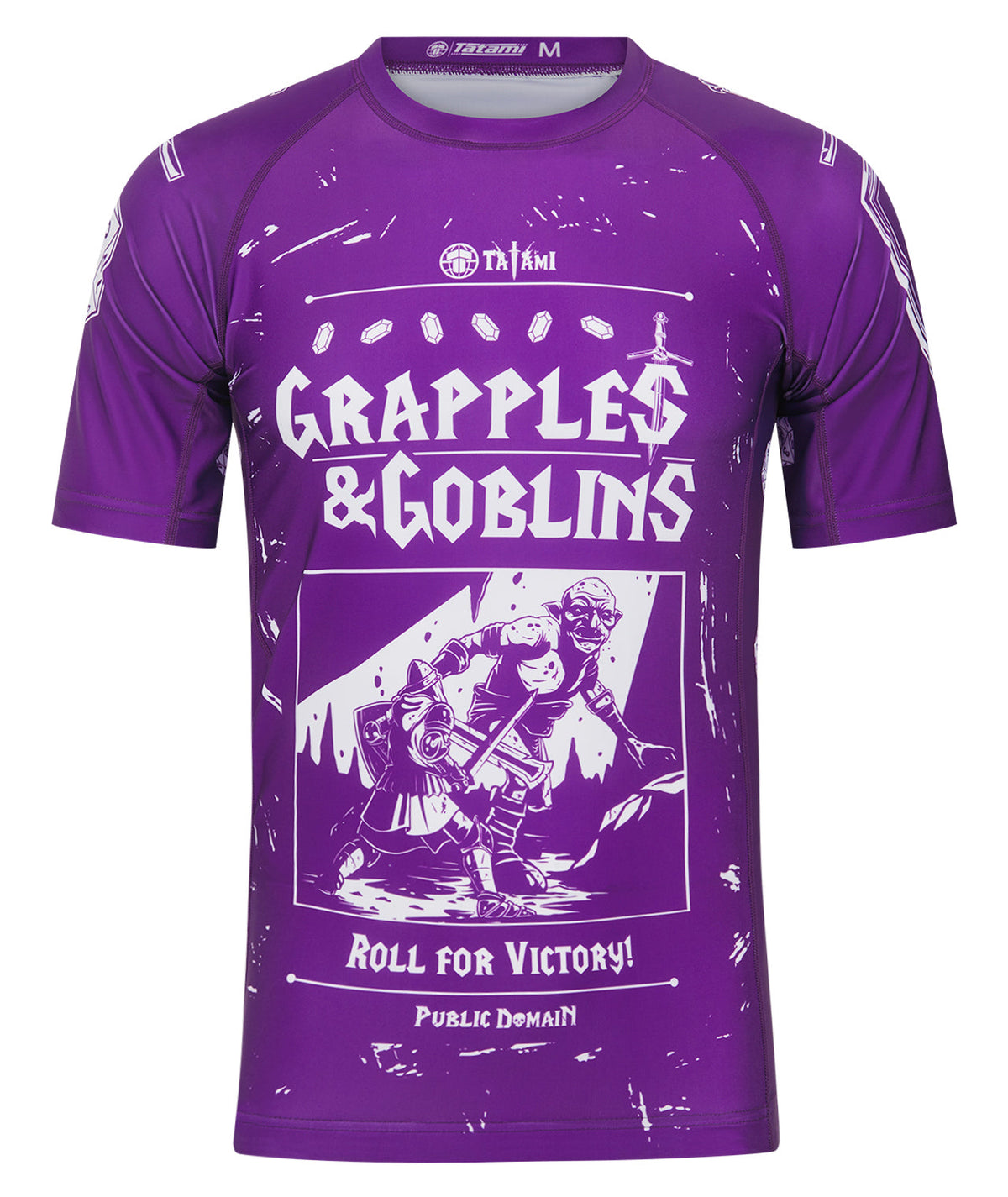 Tatami x Public Domain Grapples & Goblins Rash Guard
