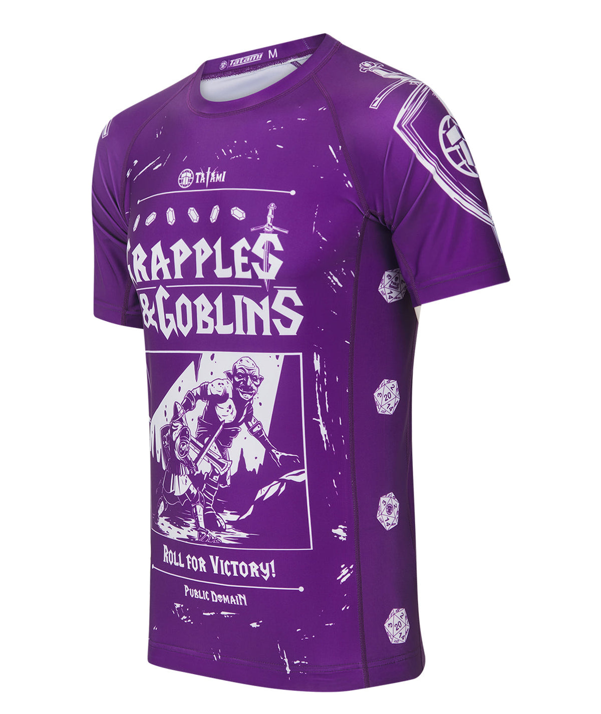 Tatami x Public Domain Grapples & Goblins Rash Guard
