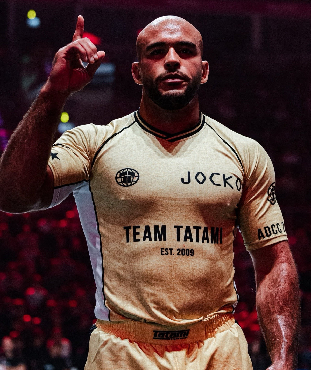 Team Tatami Short Sleeve Rash Guard - Gold