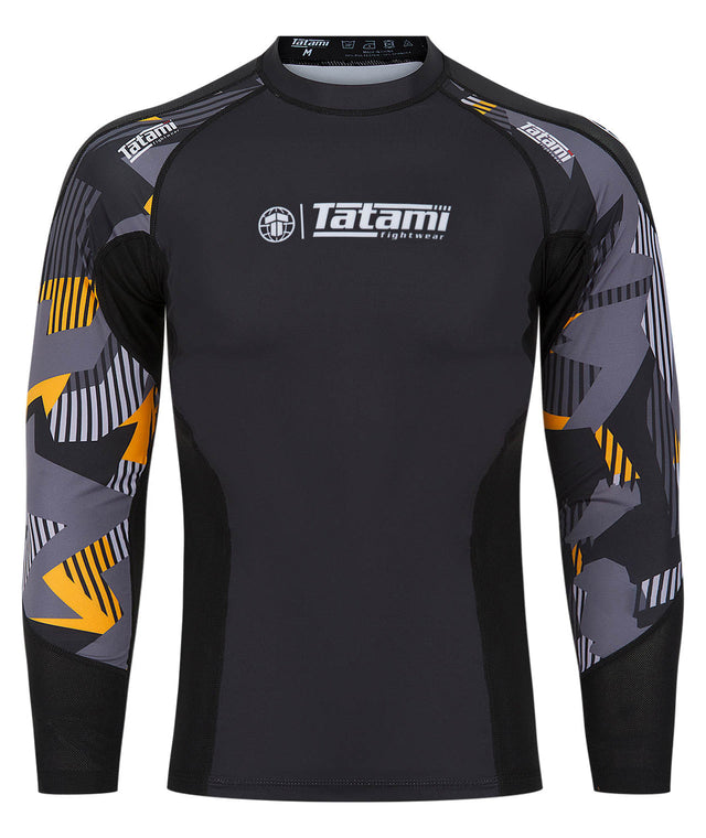 Technical Long Sleeve Rash Guard - Orange – Tatami Fightwear Australia
