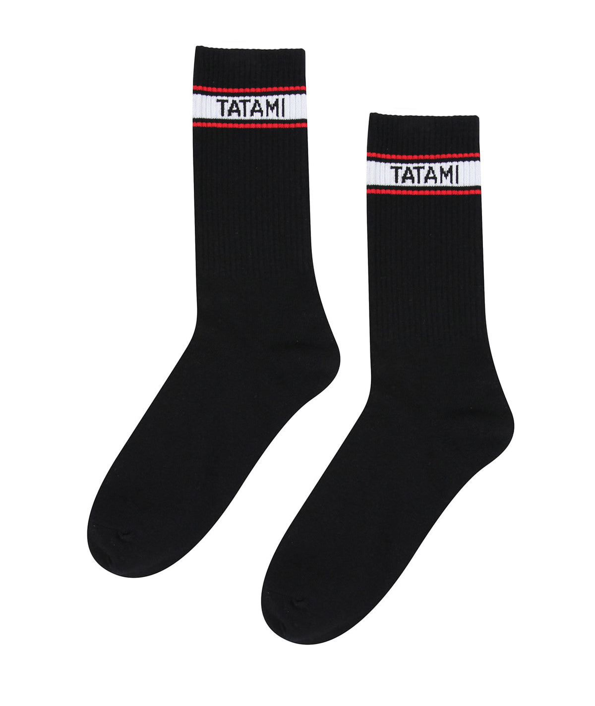 Tatami 2 Pack Crew Socks - Black