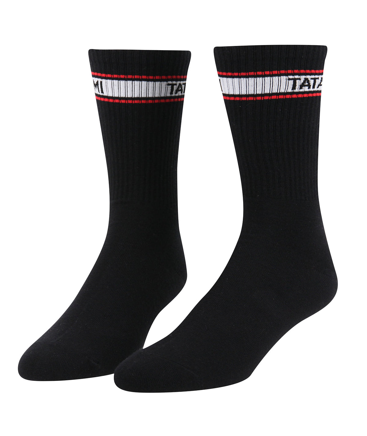 Tatami 2 Pack Crew Socks - Black