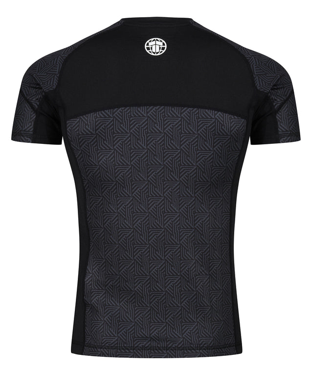 Dimension Short Sleeve Rash Guard - Black – Tatami Fightwear Australia