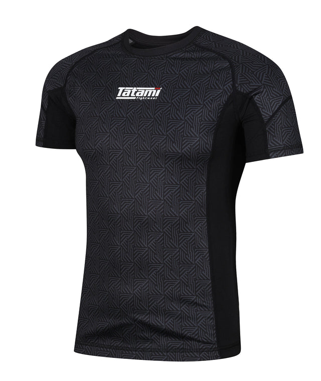Dimension Short Sleeve Rash Guard - Black – Tatami Fightwear Australia