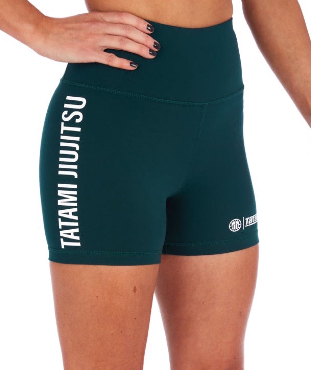 Green clearance compression shorts