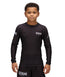Kids JJ Club Long Sleeve Rash Guard - Black