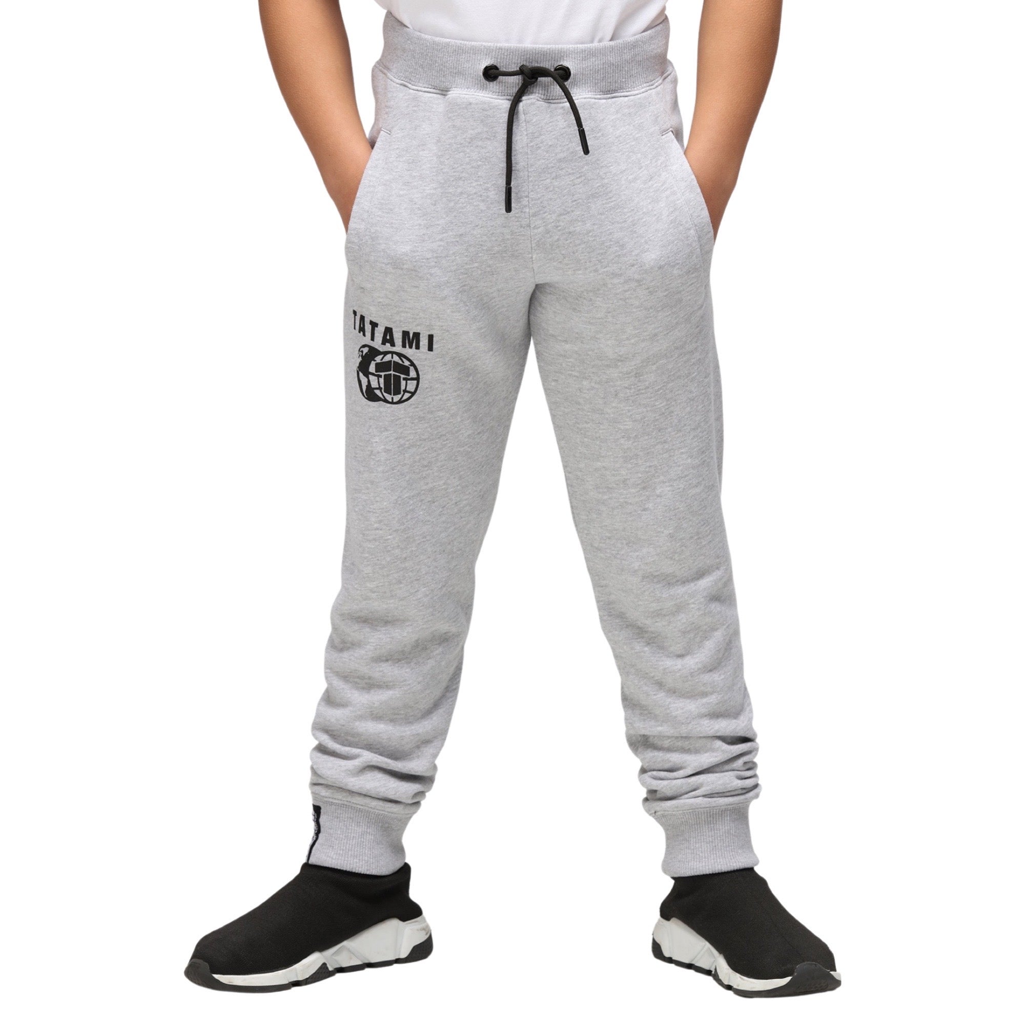 Grey drawstring clearance joggers