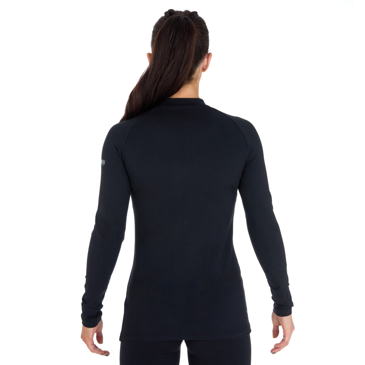 Ladies Fusion Long Sleeve Rash Guard - Black