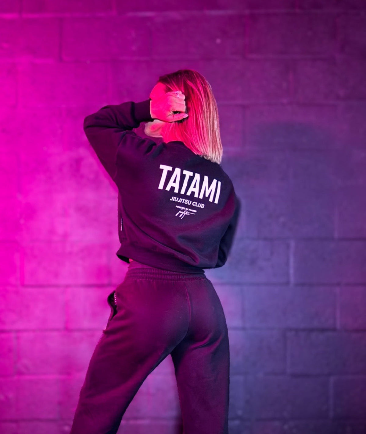 Ladies JJ Club Cropped Sweatshirt