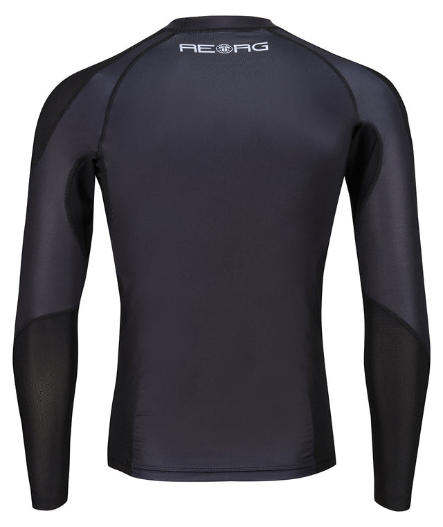 Reorg Technical Long Sleeve Rash Guard - Black – Tatami Fightwear Australia