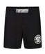 Tatami Pro Grappling Shorts - White on Black